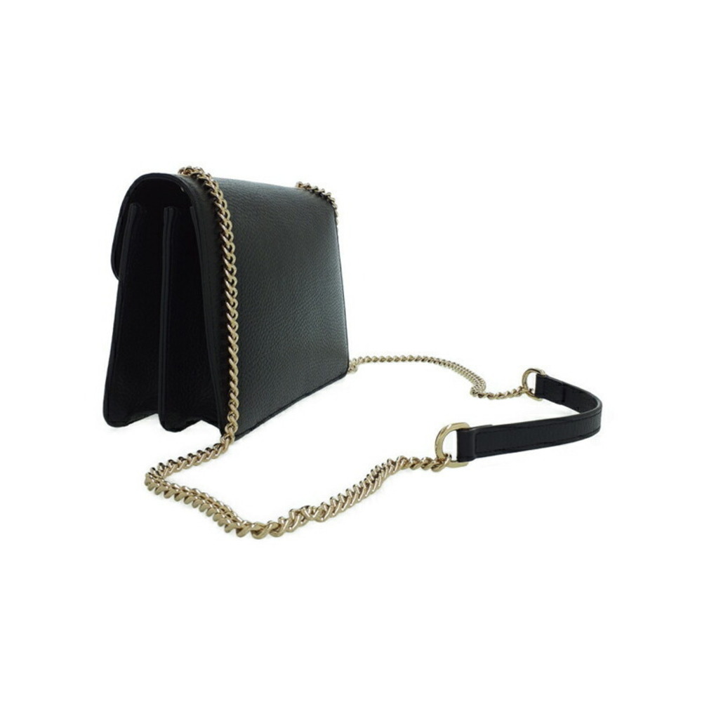 Gucci bag leather Interlocking calfskin shoulder GG black